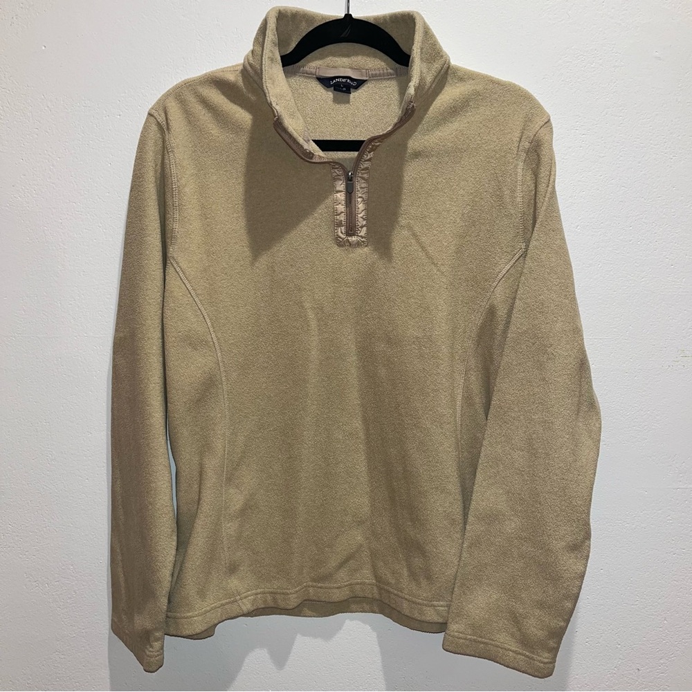 Lands' End 1/4 Zip Fleece Youth L (14-16)